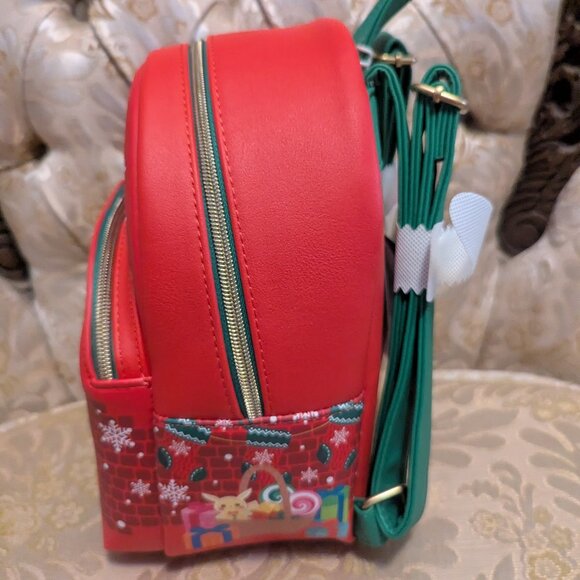 Pokemon Christmas Loungefly Backpack - Picture 3 of 8